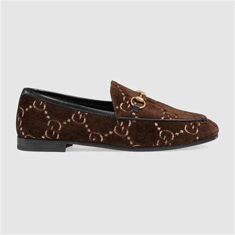 gucci sylie velvet shoe|gucci brown velvet loafers.